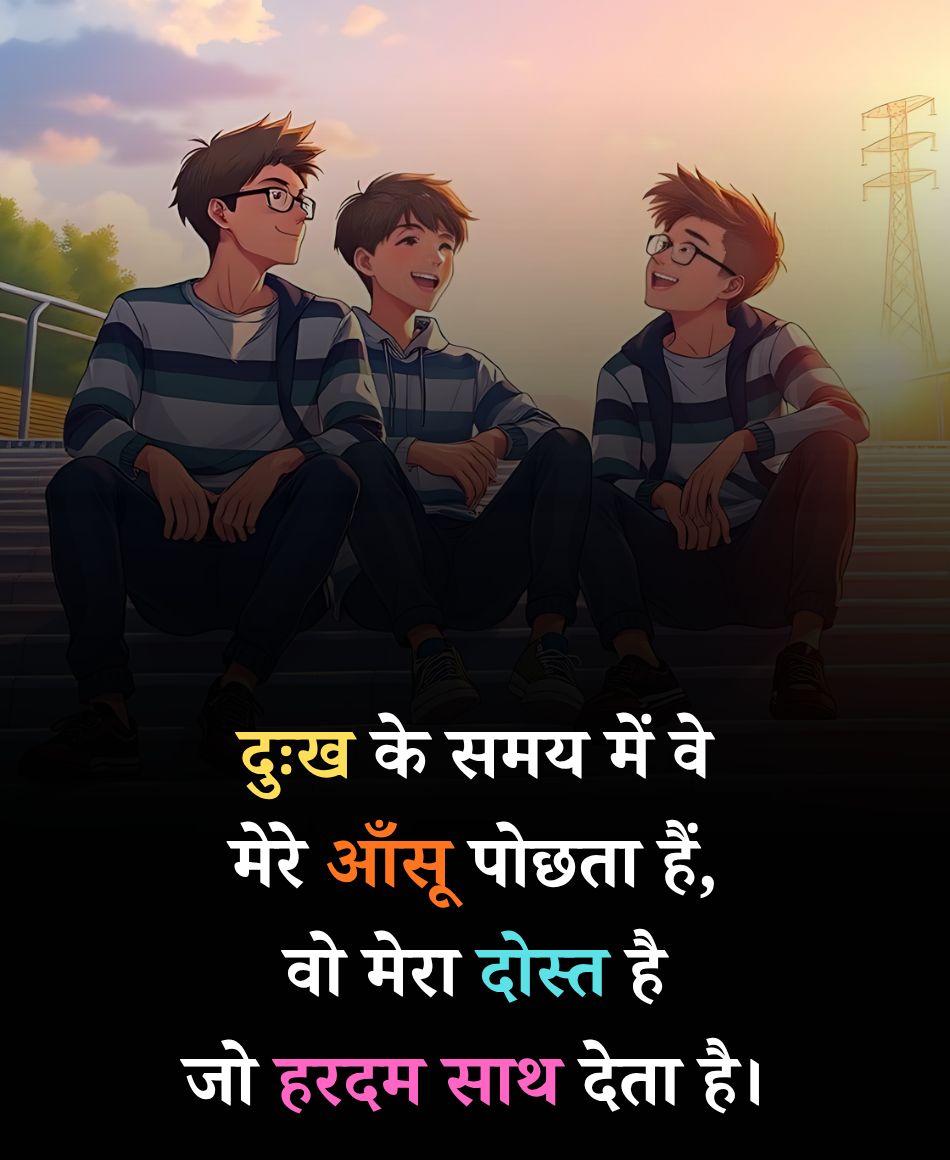 Dost hardam saath deta hai