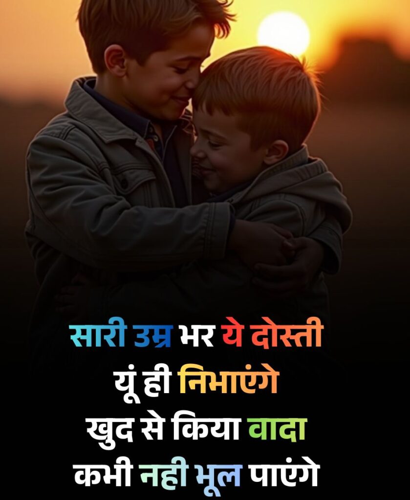 Dosti nibhayenge shayari