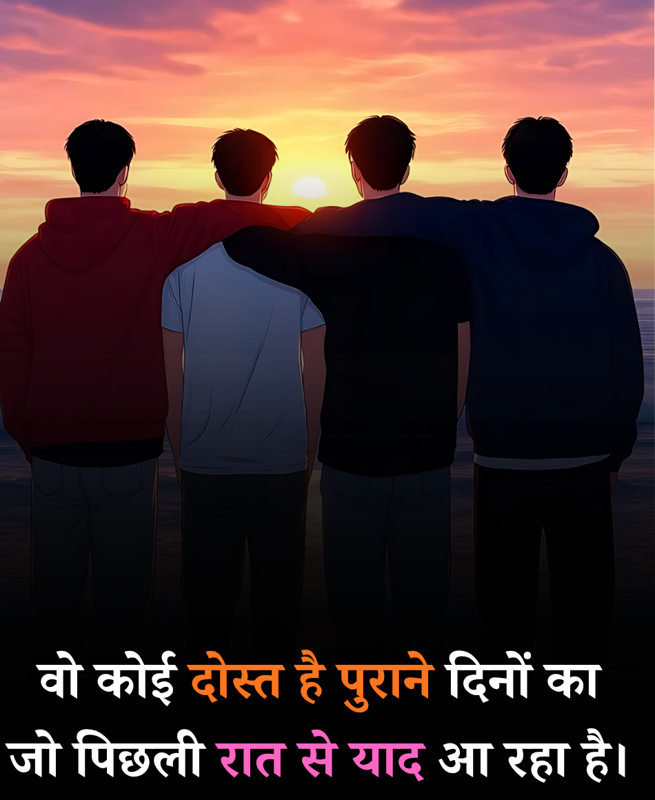 Purane Dosto Ki Yaad Shayari