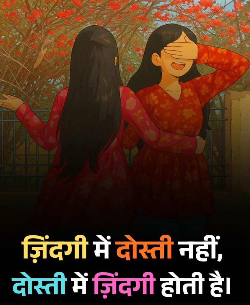 दोस्ती में ज़िंदगी होती है
